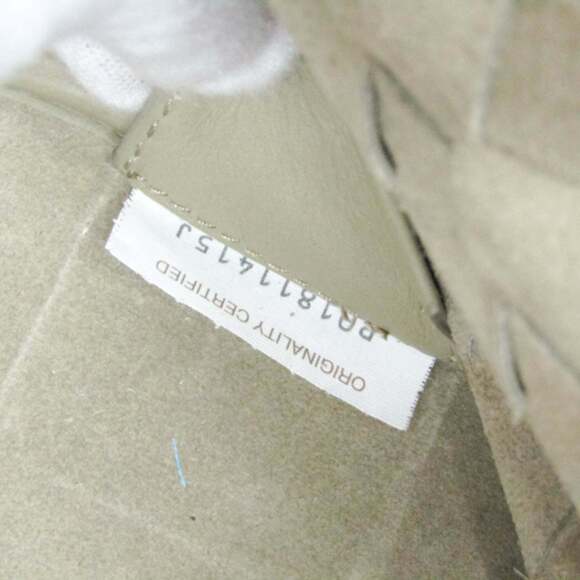 BOTTEGA VENETA Green Leather Intrecciato Tote Bag - Picture 15 of 15